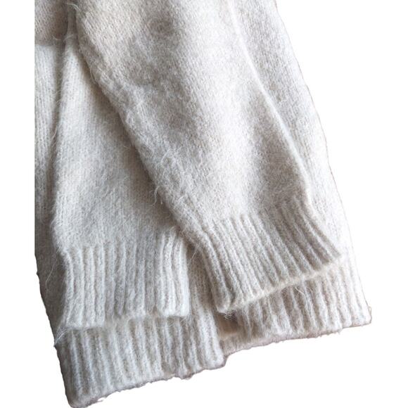 Y2K Fair Isle Sweater M Apres Ski Nordic Jumper Fuzzy VTG Anthropologie Luna Ivy - Picture 5 of 11